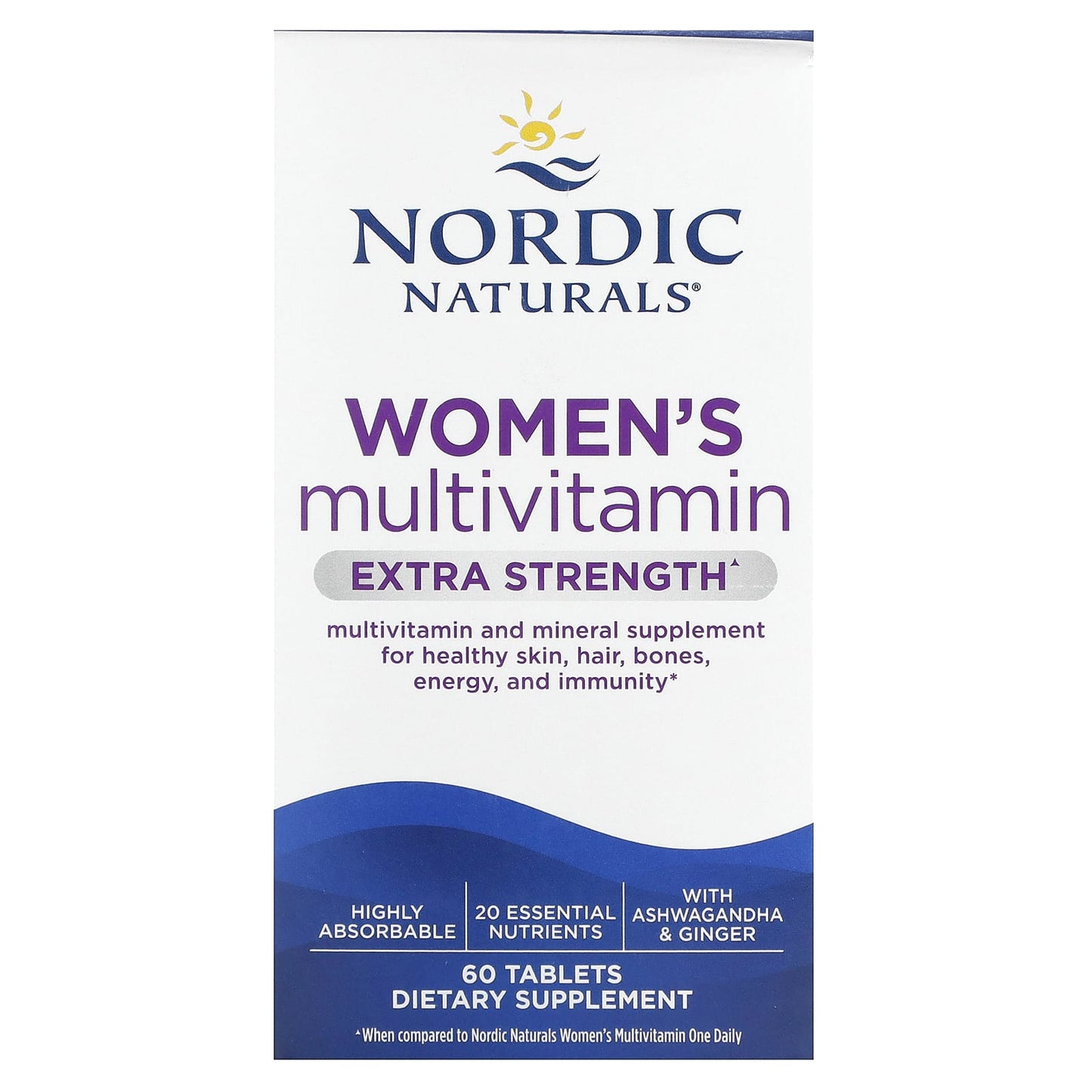 Nordic Naturals-Women's Multivitamin-Extra Strength-60 Tablets