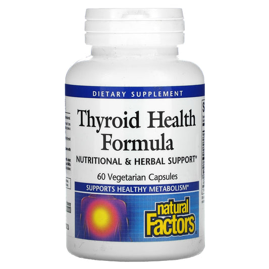 Natural Factors-Thyroid Health Formula-60 Vegetarian Capsules