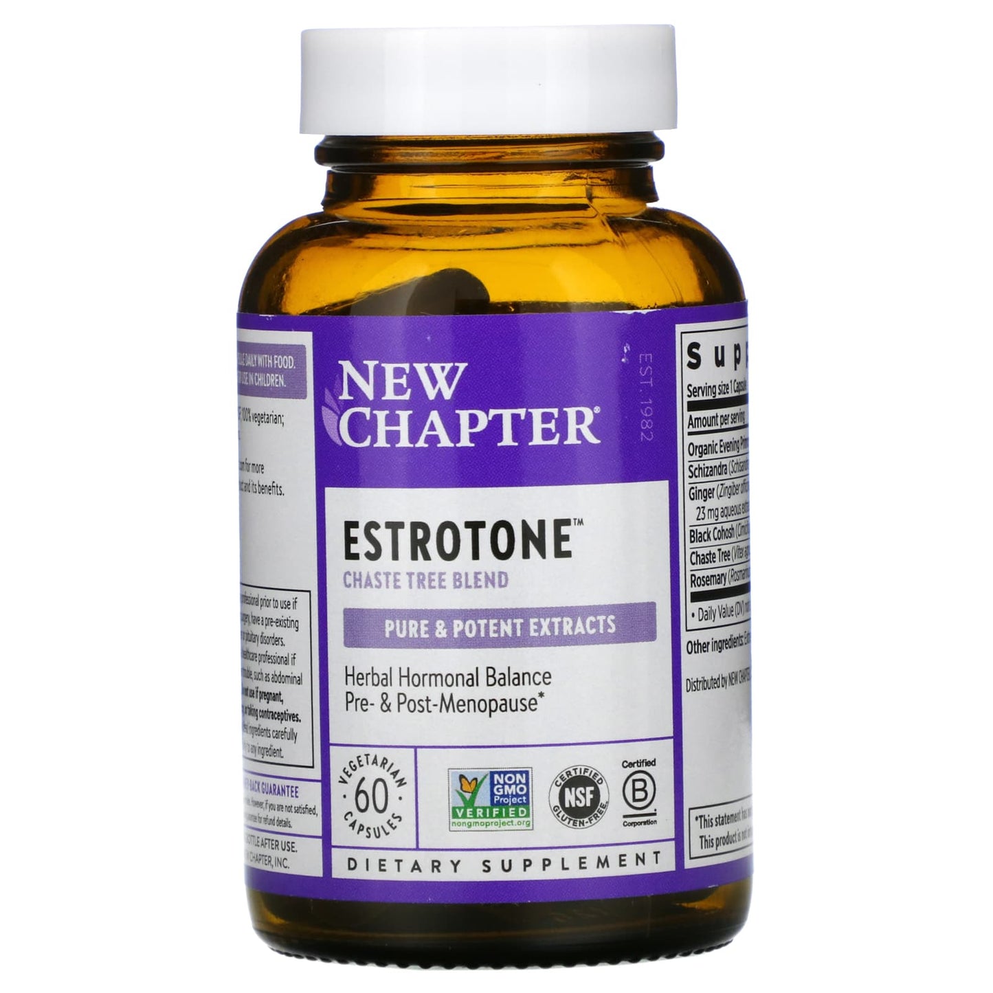 New Chapter, Estrotone, 60 Vegetarian Capsules