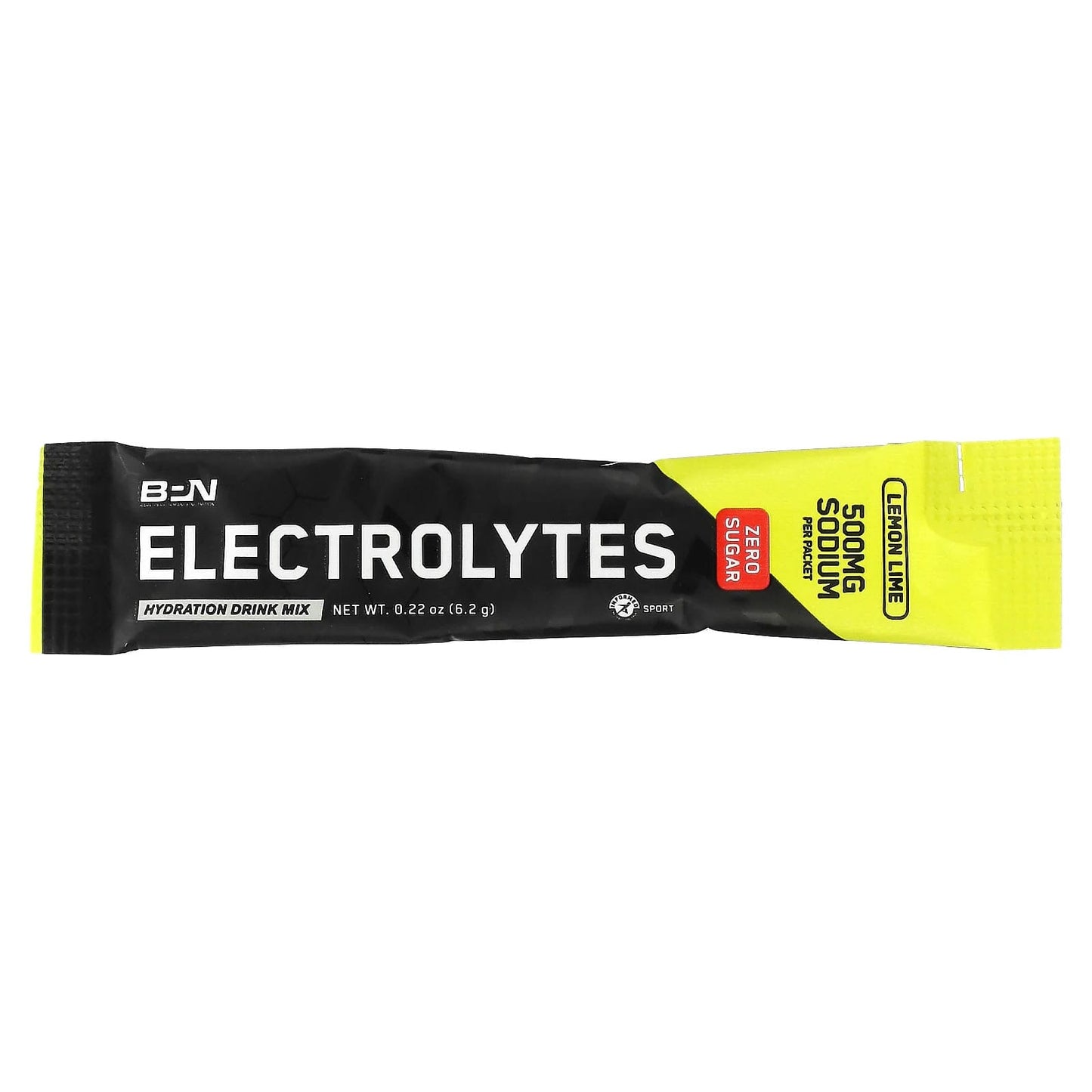 Bare Performance Nutrition, Electrolytes, Hydration Drink Mix, Lemon Lime, 30 Packets, 0.22 oz (6.2 g) Each