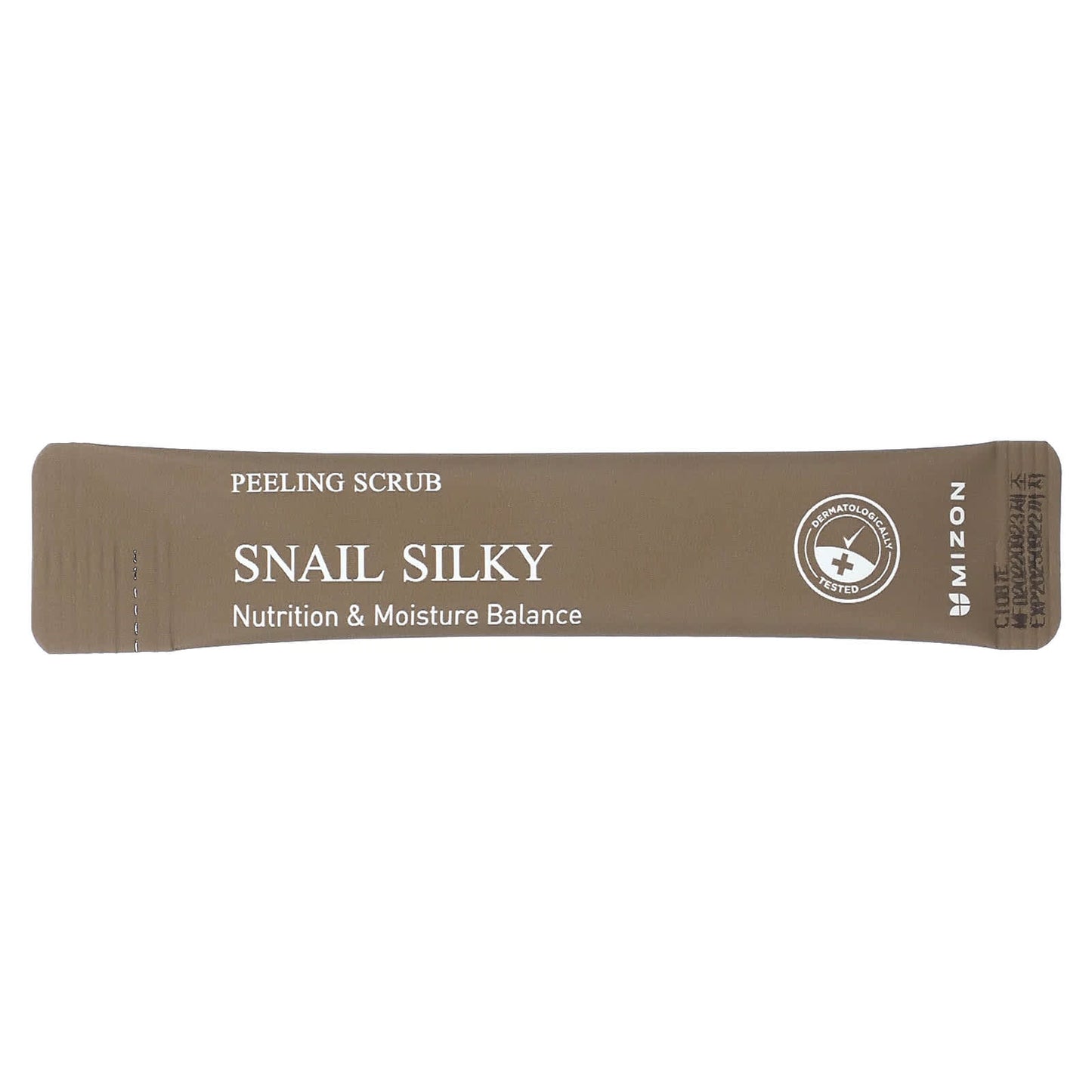 Mizon, Snail Silky, Peeling Scrub, Fragrance Free, 40 Packets, 7.0 oz (5 g) each