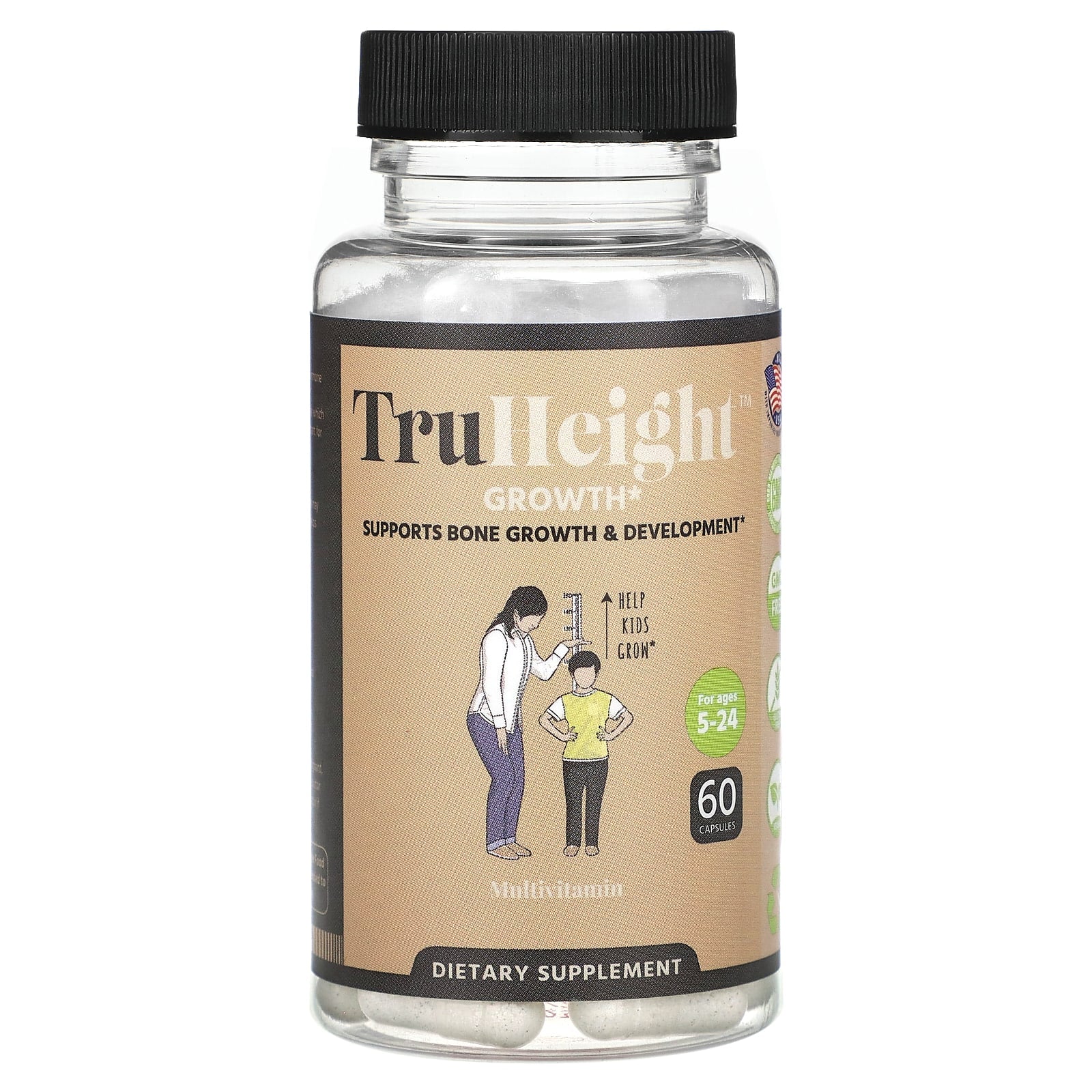 TruHeight-Growth-Multivitamin-For Ages 5-24-60 Capsules