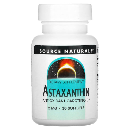 Source Naturals-Astaxanthin-2 mg-30 Softgels