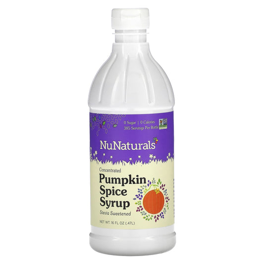 NuNaturals-Concentrated Pumpkin Spice Syrup-16 fl oz (0.47 l)