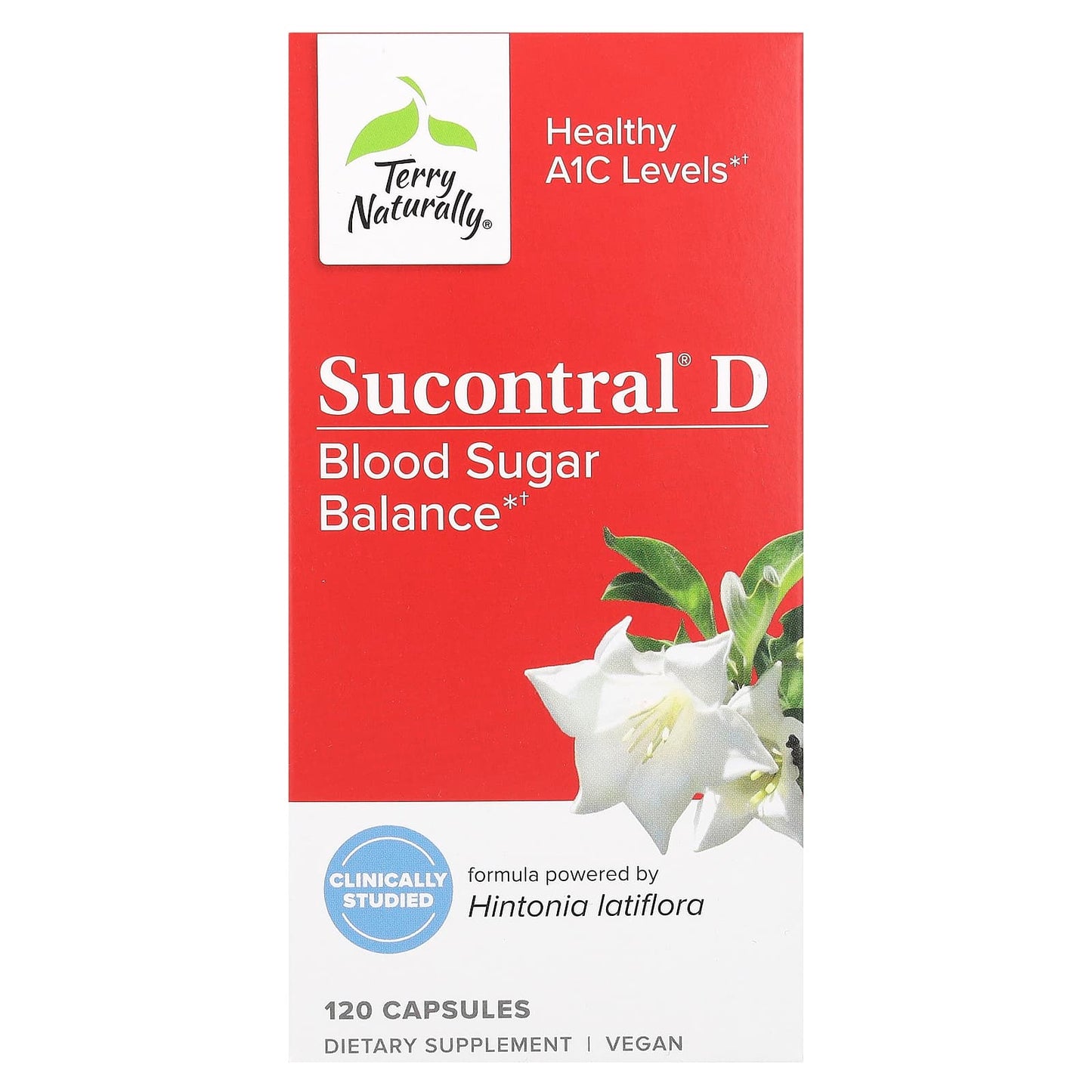 Terry Naturally-Sucontral D-Blood Sugar Balance-120 Capsules