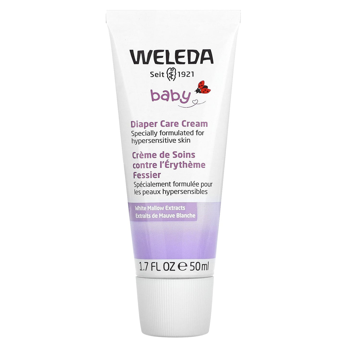 Weleda-Baby-Diaper Care Cream-White Mallow Extracts-1.7 fl oz (50 ml)