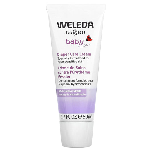 Weleda-Baby-Diaper Care Cream-White Mallow Extracts-1.7 fl oz (50 ml)