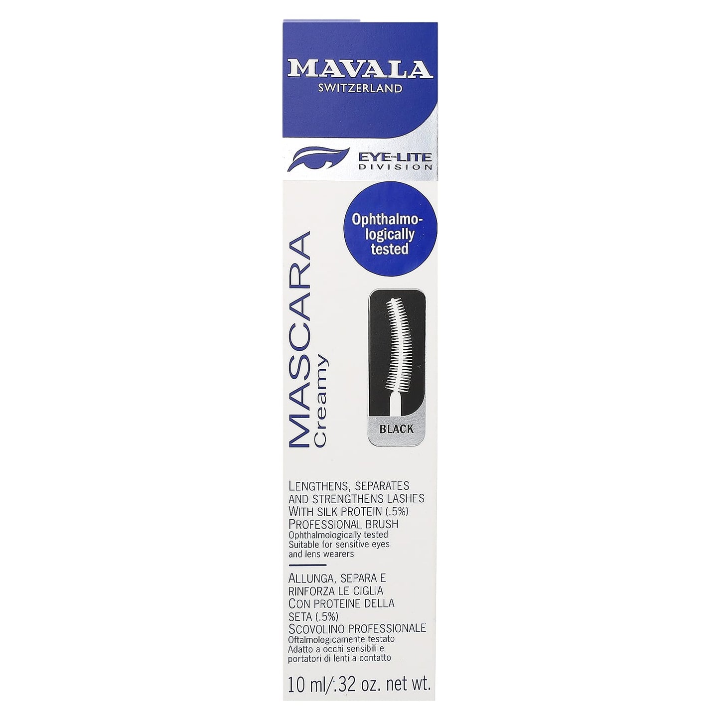 Mavala, Mascara Creamy, Black, 0.32 oz (10 ml)