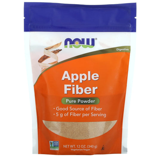 NOW Foods-Apple Fiber-Pure Powder-12 oz (340 g)