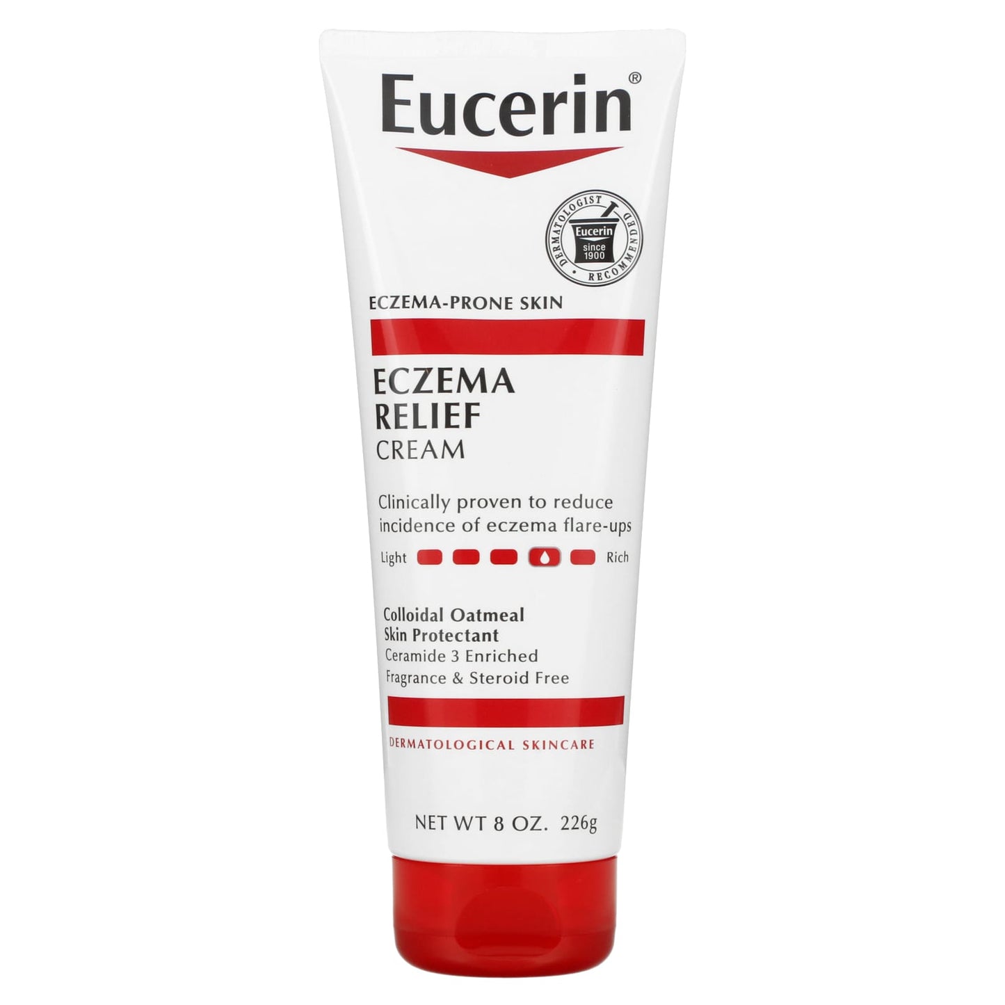 Eucerin-Eczema Relief Cream-Fragrance Free-8 oz (226 g)