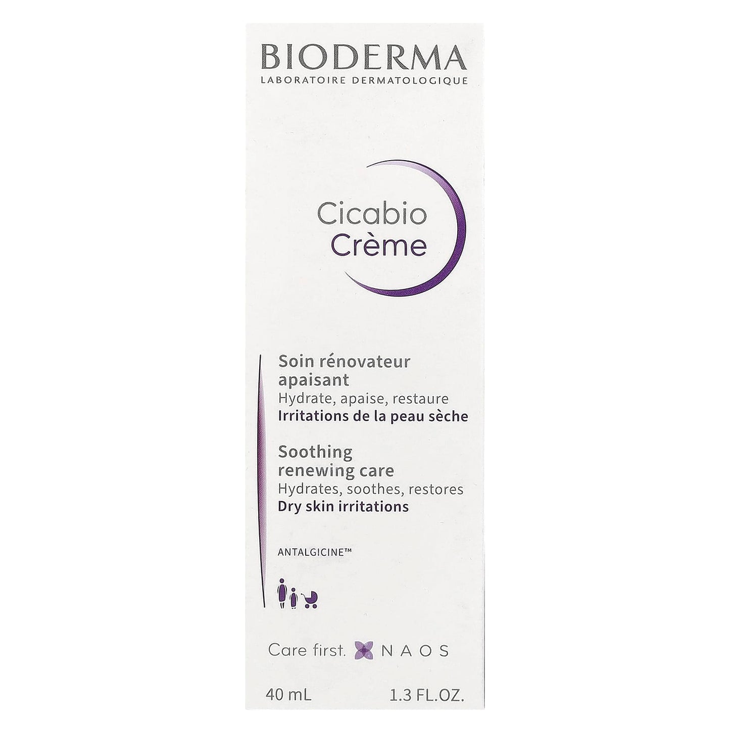 Bioderma, Cicabio, Soothing Renewing Care Cream, 1.3 fl oz (40 ml)