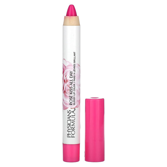 Physicians Formula-Rosé Kiss All Day-Glossy Lip Color- 1711505 She's A Wild Rose-0.15 oz (4.3 g)