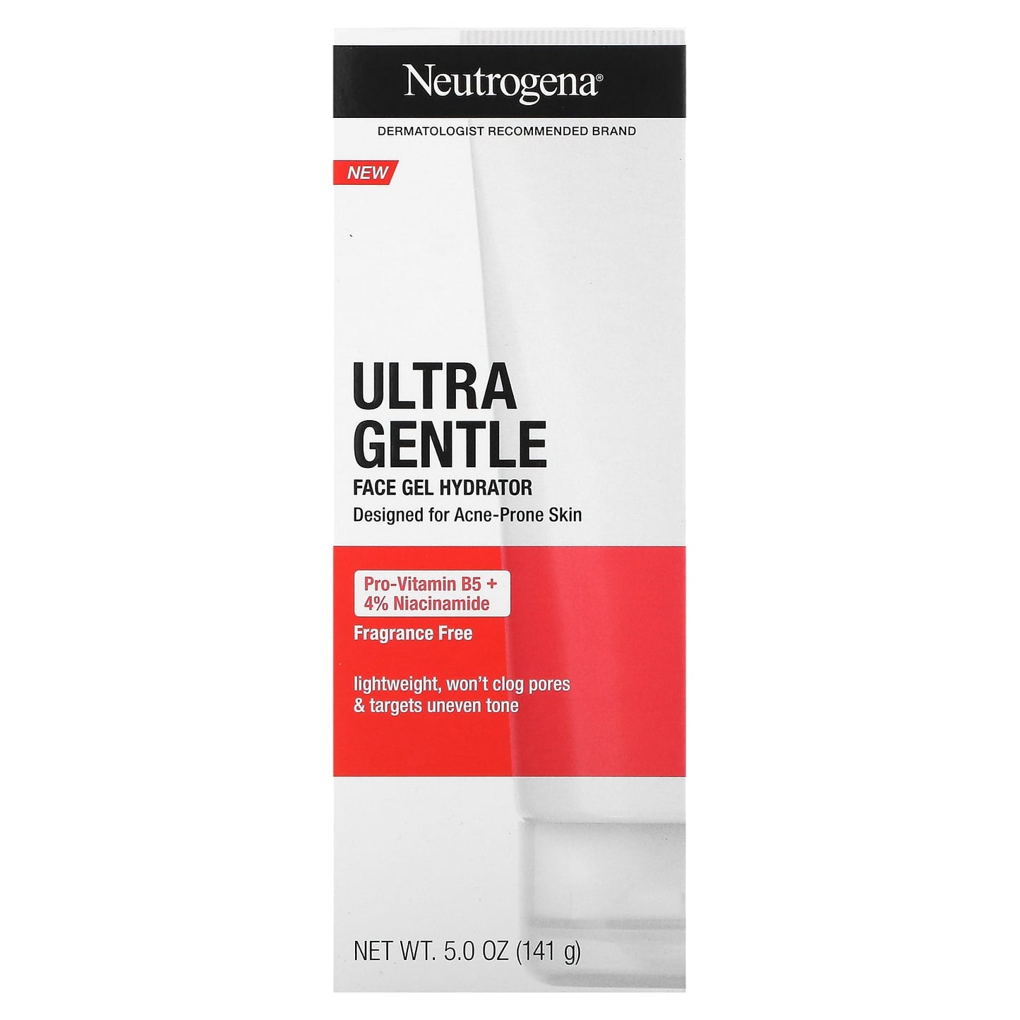 Neutrogena, Face Gel Hydrator, Ultra Gentle, Fragrance Free, 5.0 oz (141 g)