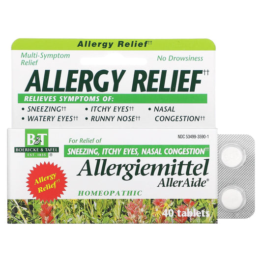 Boericke & Tafel-Allergy Relief-Allergiemittel AllerAide-40 Tablets