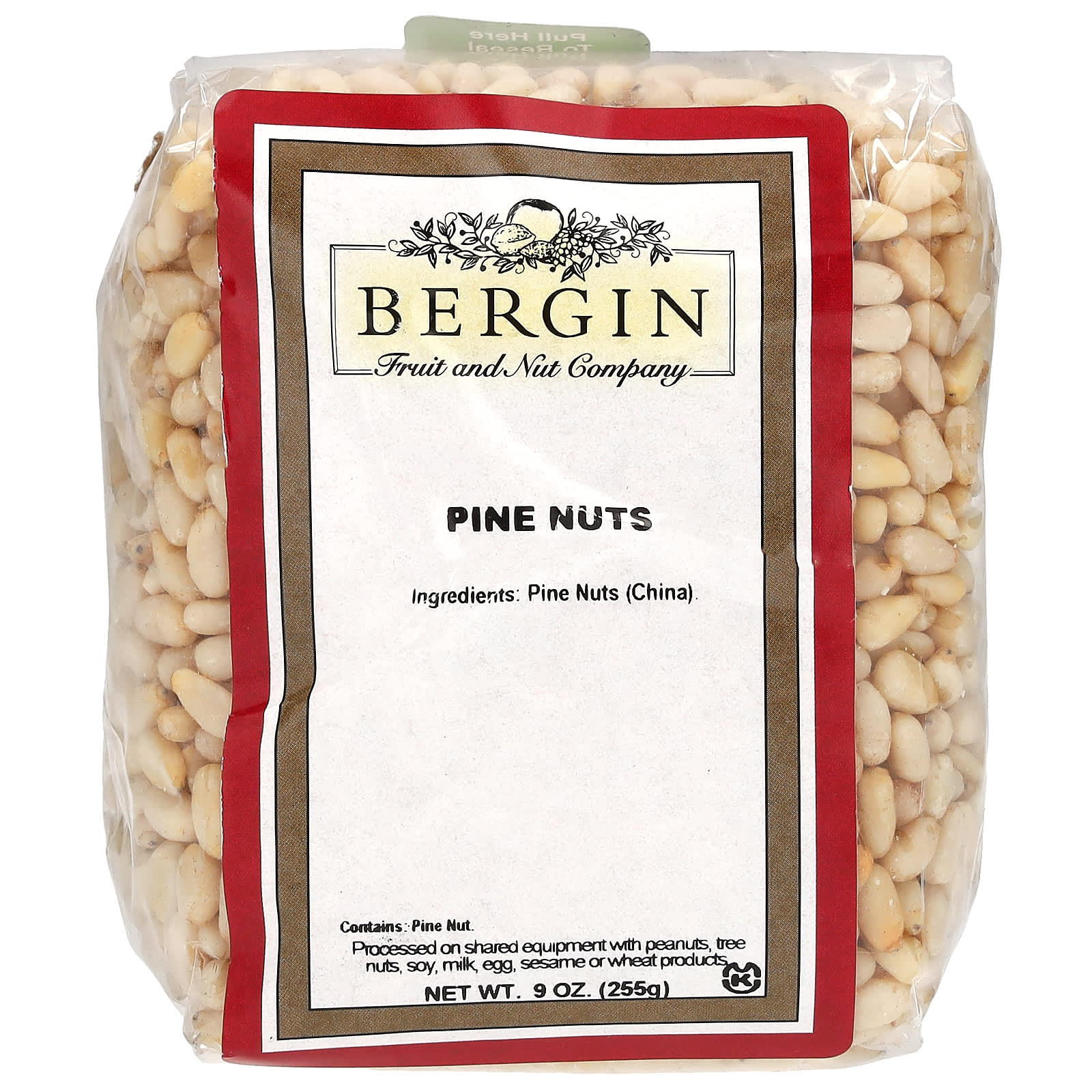 Bergin Fruit and Nut Company-Pine Nuts-9 oz (255 g)