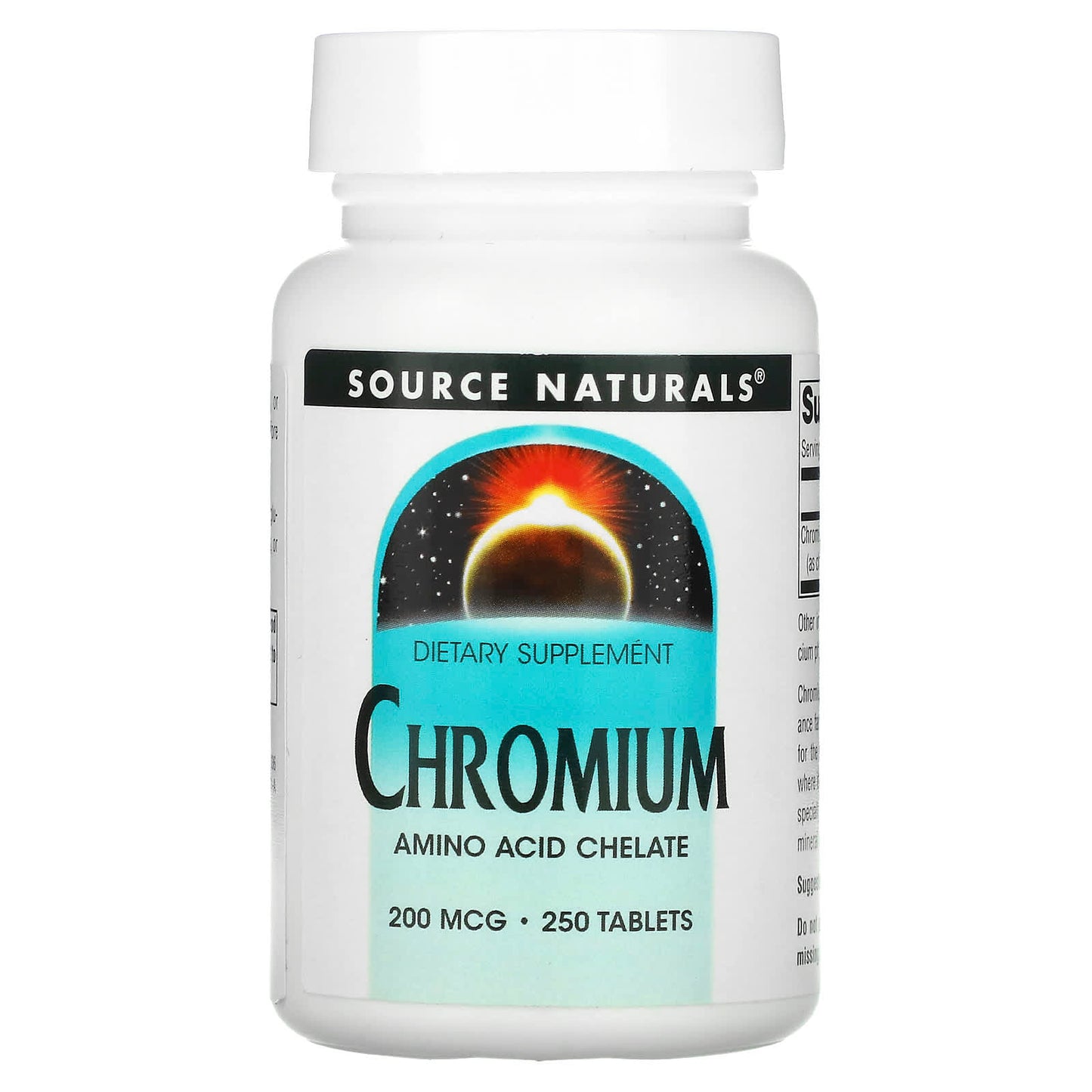 Source Naturals-Chromium-200 mcg-250 Tablets