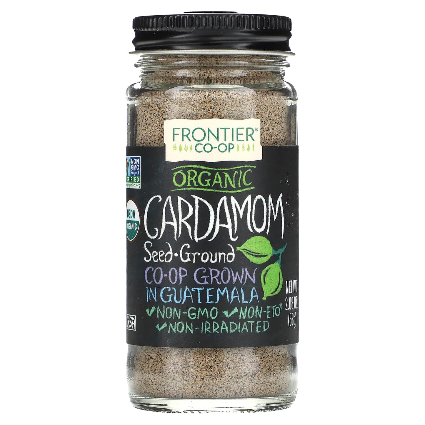 Frontier Co-op-Organic Cardamom Seed-Ground-2.08 oz (58 g)