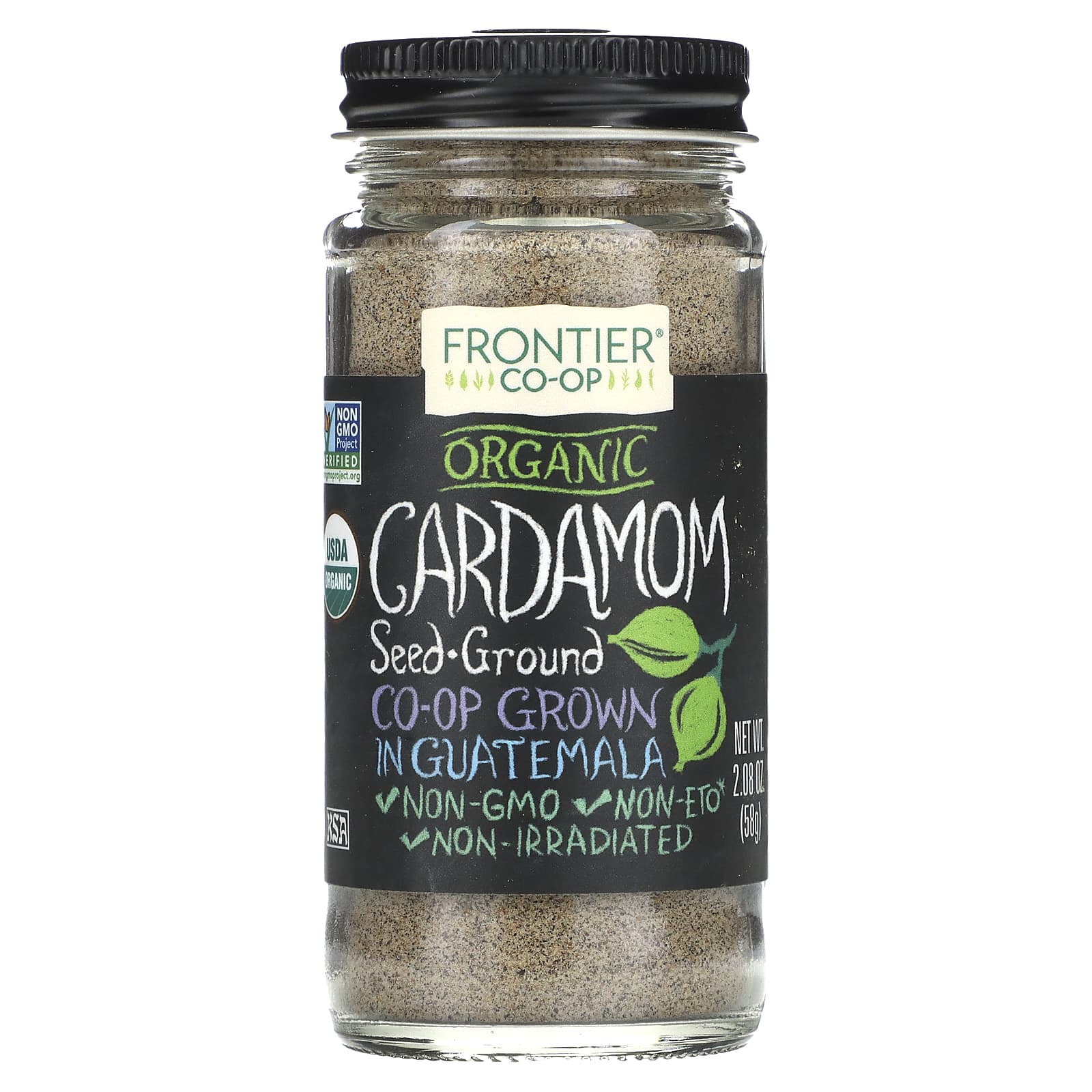 Frontier Co-op-Organic Cardamom Seed-Ground-2.08 oz (58 g)