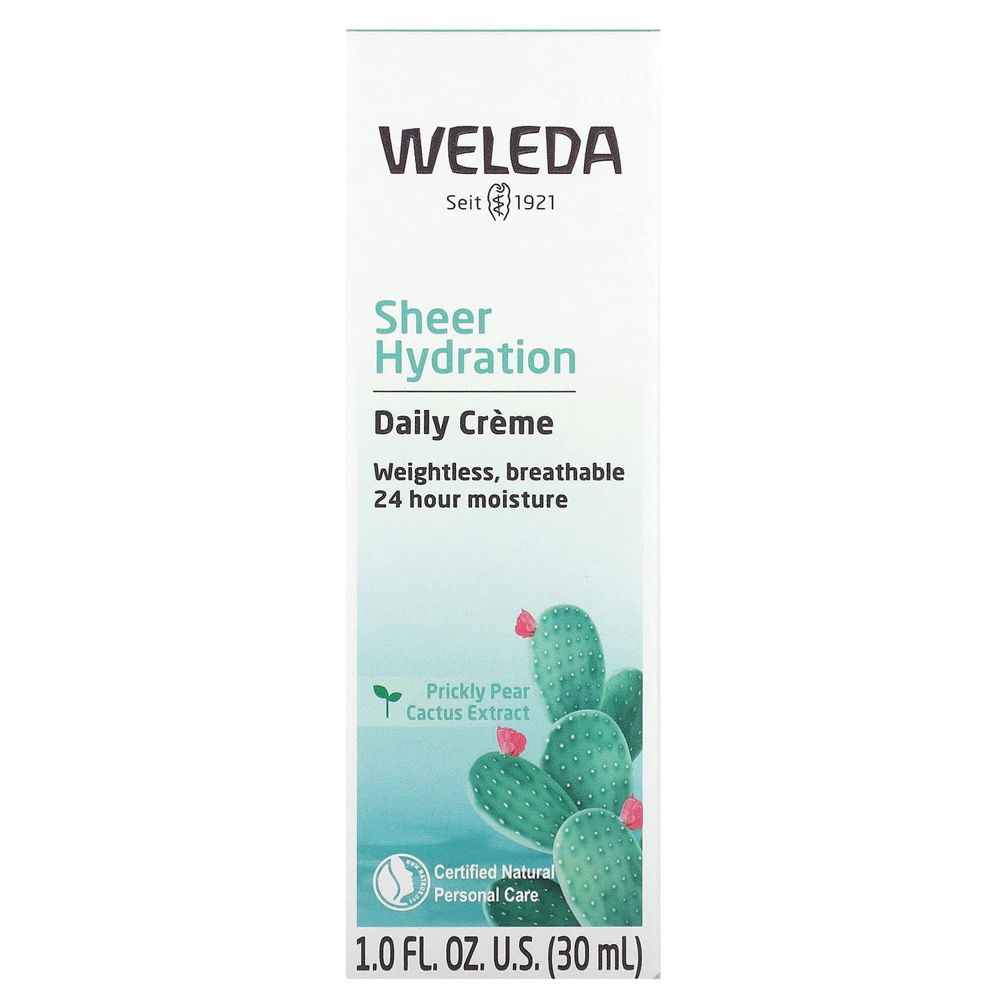 Weleda, Sheer Hydration Daily Creme, For Normal to Dry Skin, 1 fl oz (30 ml)