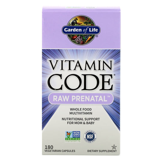 Garden of Life-Vitamin Code-RAW Prenatal-180 Vegetarian Capsules