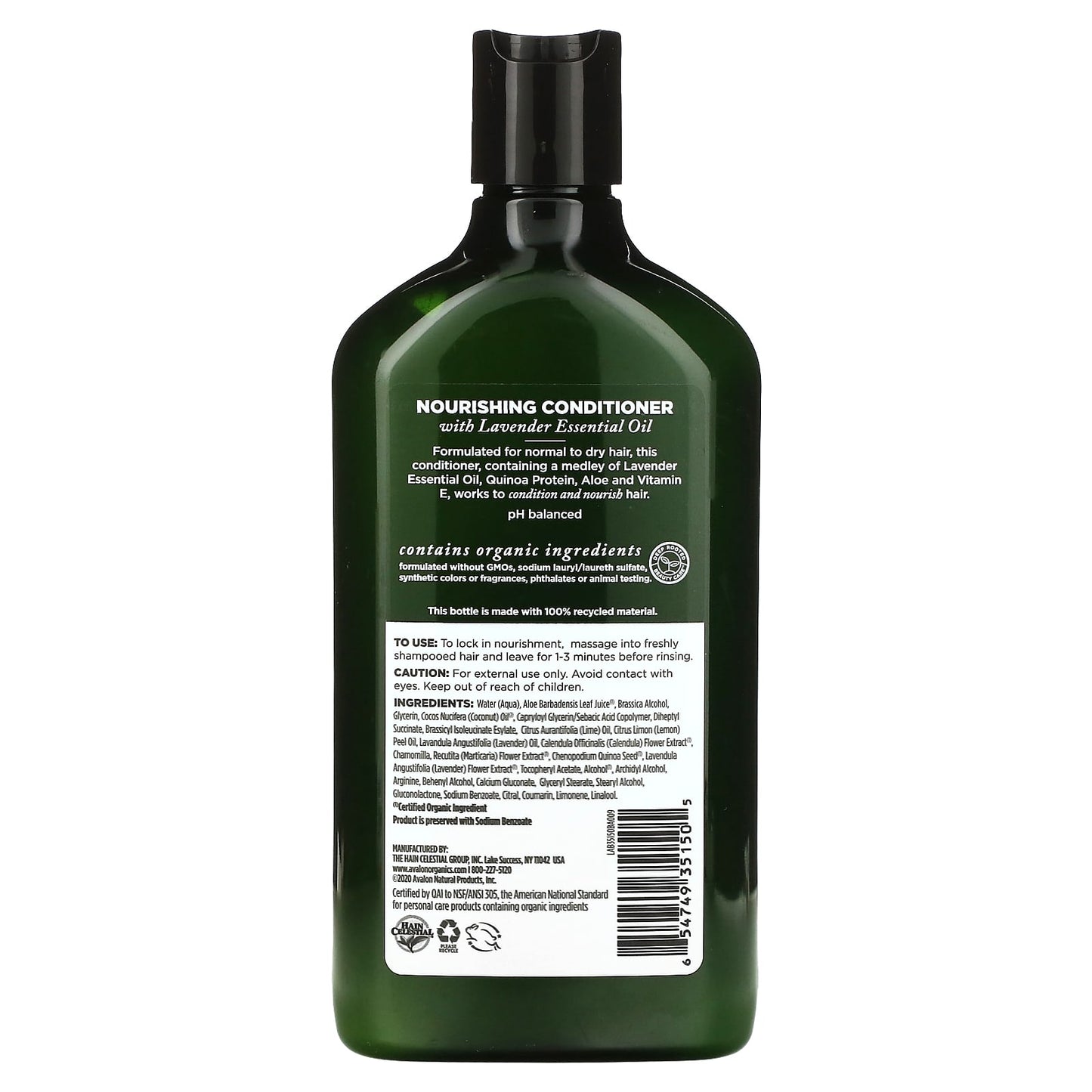 Avalon Organics, Conditioner, Nourishing, Lavender, 11 oz (312 g)