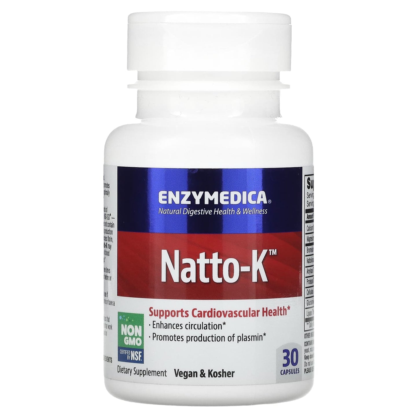 Enzymedica-Natto-K-30 Capsules