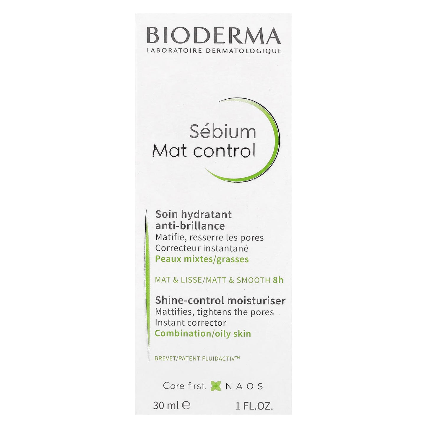 Bioderma, Sebium, Shine-Control Moisturiser, Combination/Oily Skin, 1 fl oz (30 ml)