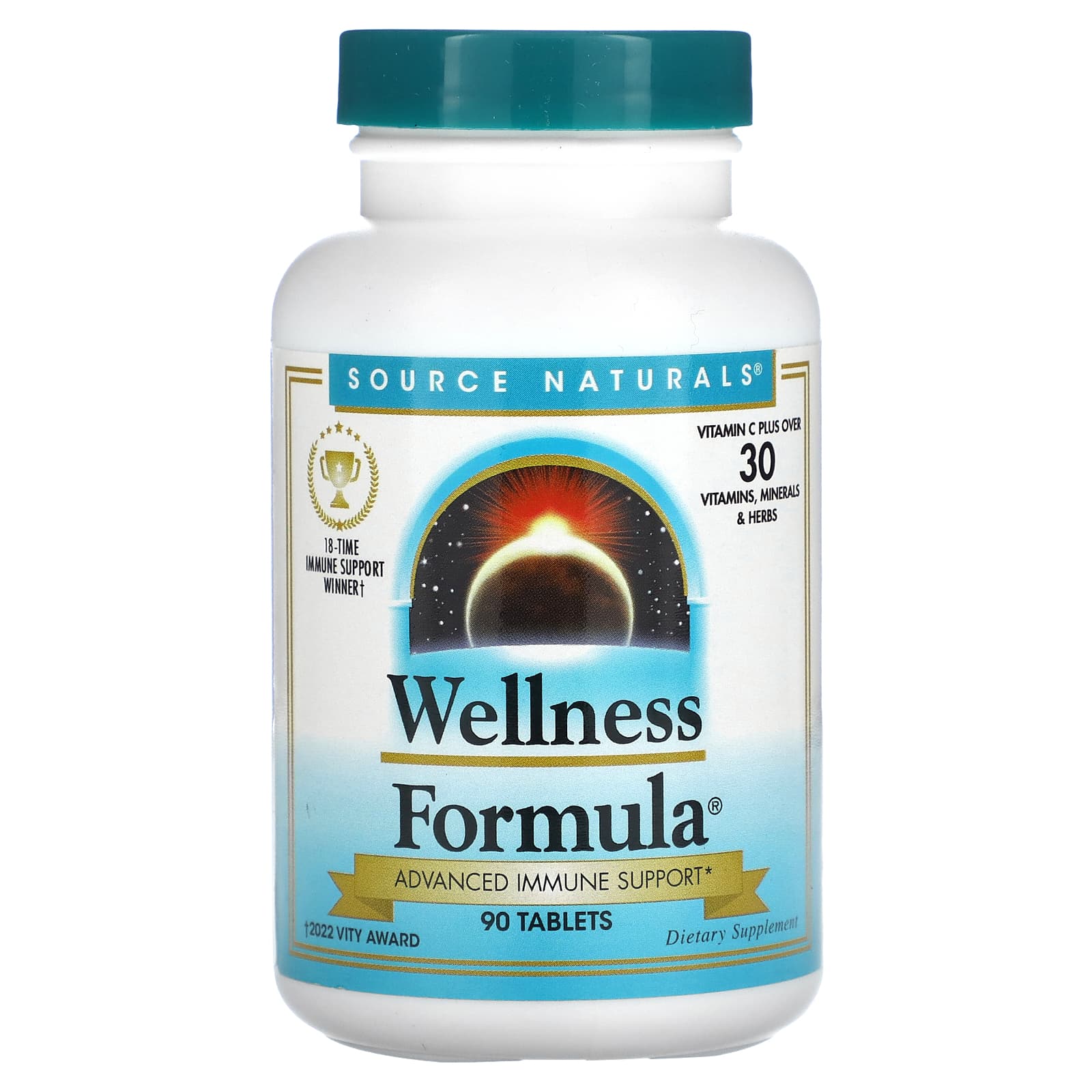 Source Naturals-Wellness Formula-Advanced Immune Support-90 Tablets