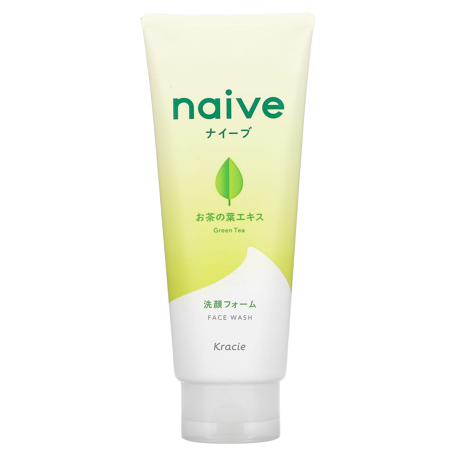 Kracie-Naive-Face Wash-Green Tea-4.5 oz (130 g)