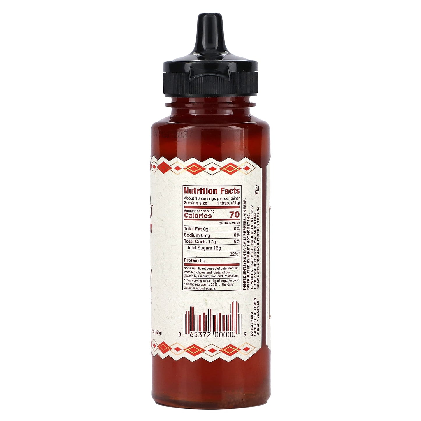 Mike's Hot Honey, Infused With Chilies, 12 oz (340 g)