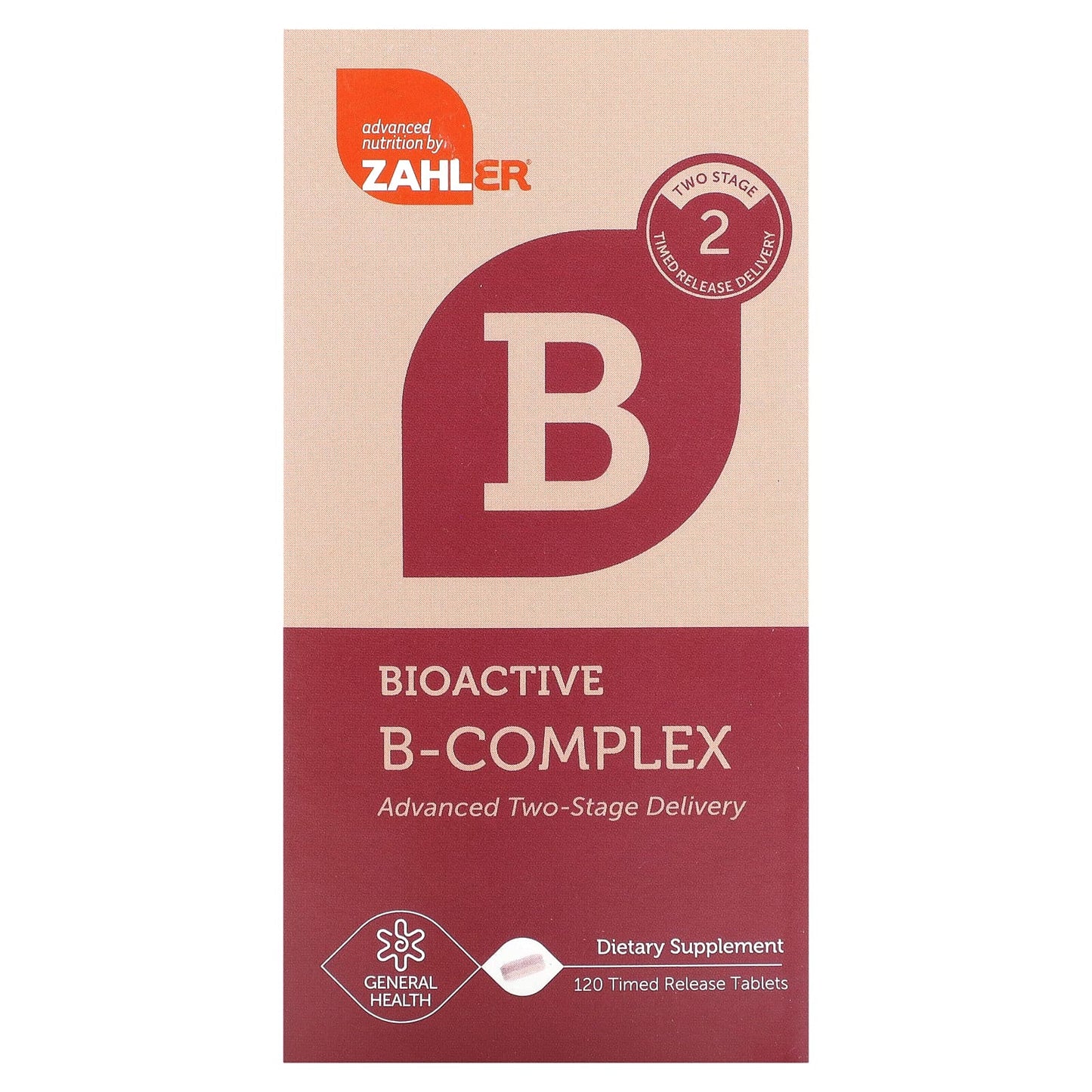 Zahler-Bioactive B-Complex-120 Timed Release Tablets