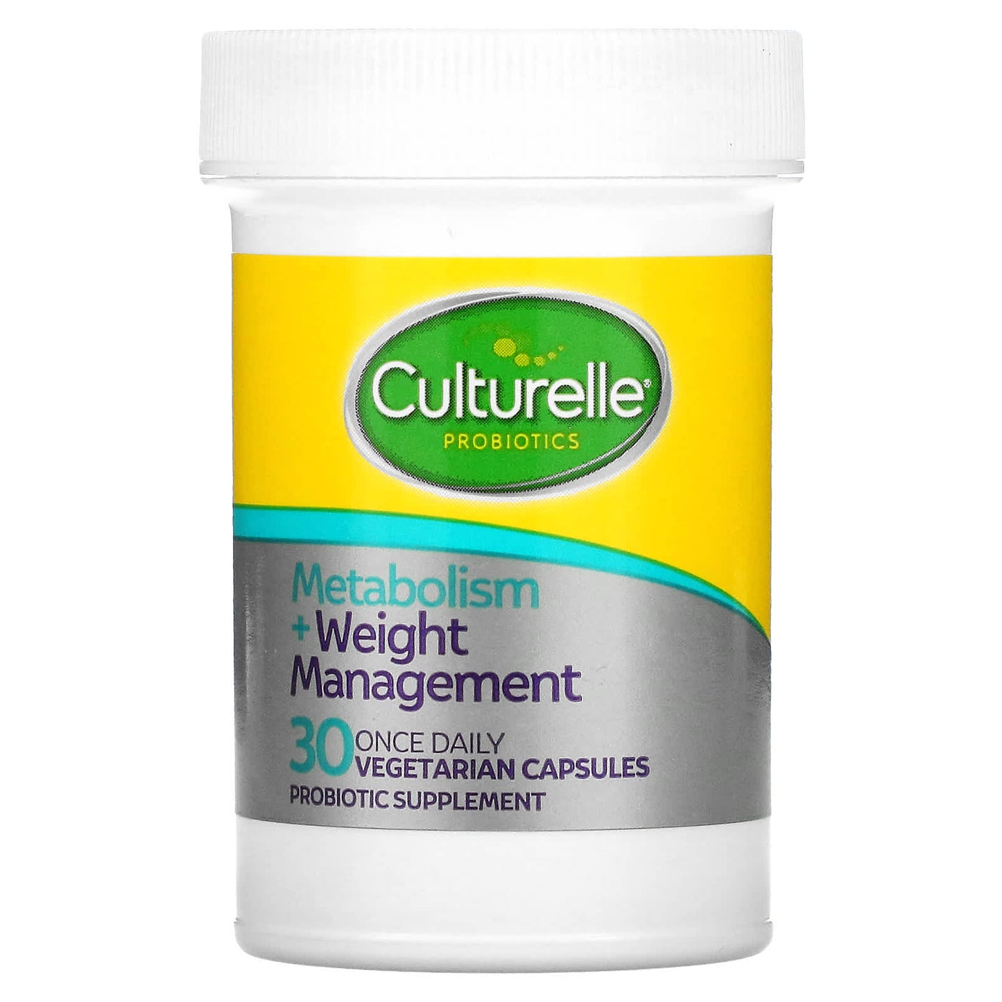 Culturelle, Probiotics, Metabolism + Weight Management, 30 Vegetarian Capsules