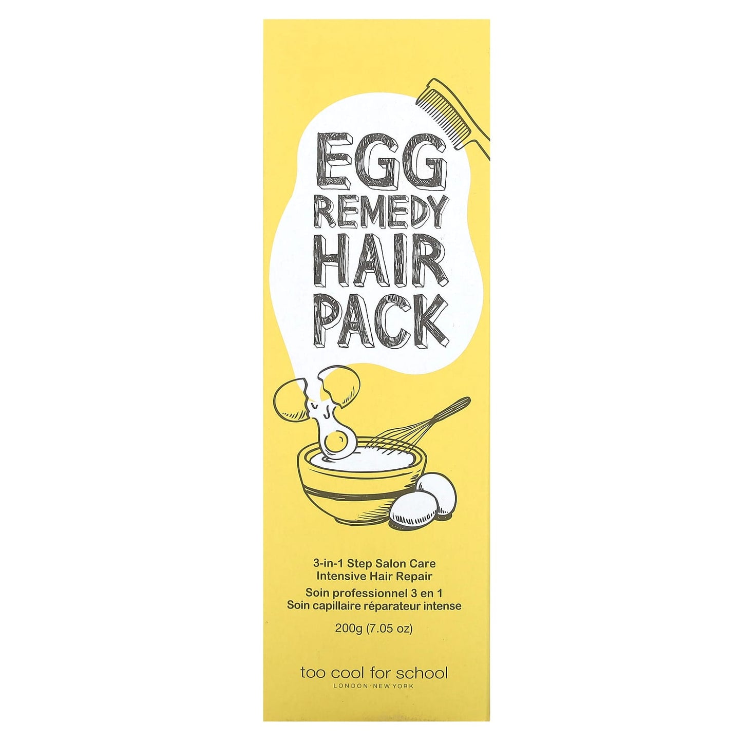 Too Cool for School, Egg Remedy Hair Pack, 7.05 oz (200 g)