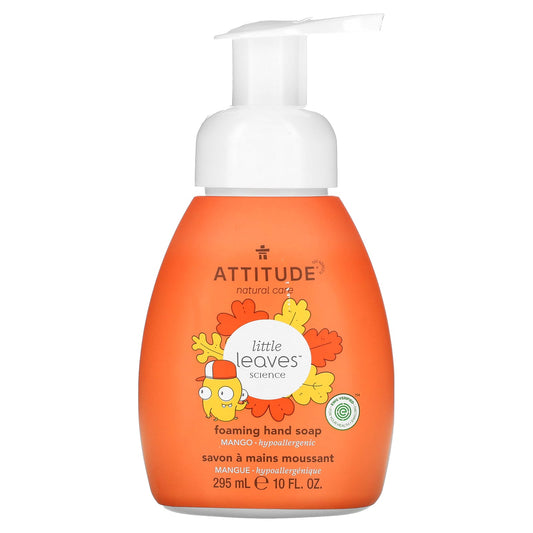 ATTITUDE-Little Leaves Science-Foaming Hand Soap-Mango-10 fl oz (295 ml)