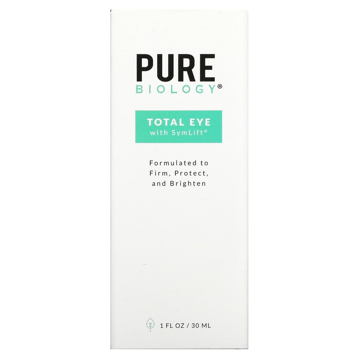 Pure Biology, Total Eye Cream Serum, 1 fl oz (30 ml)