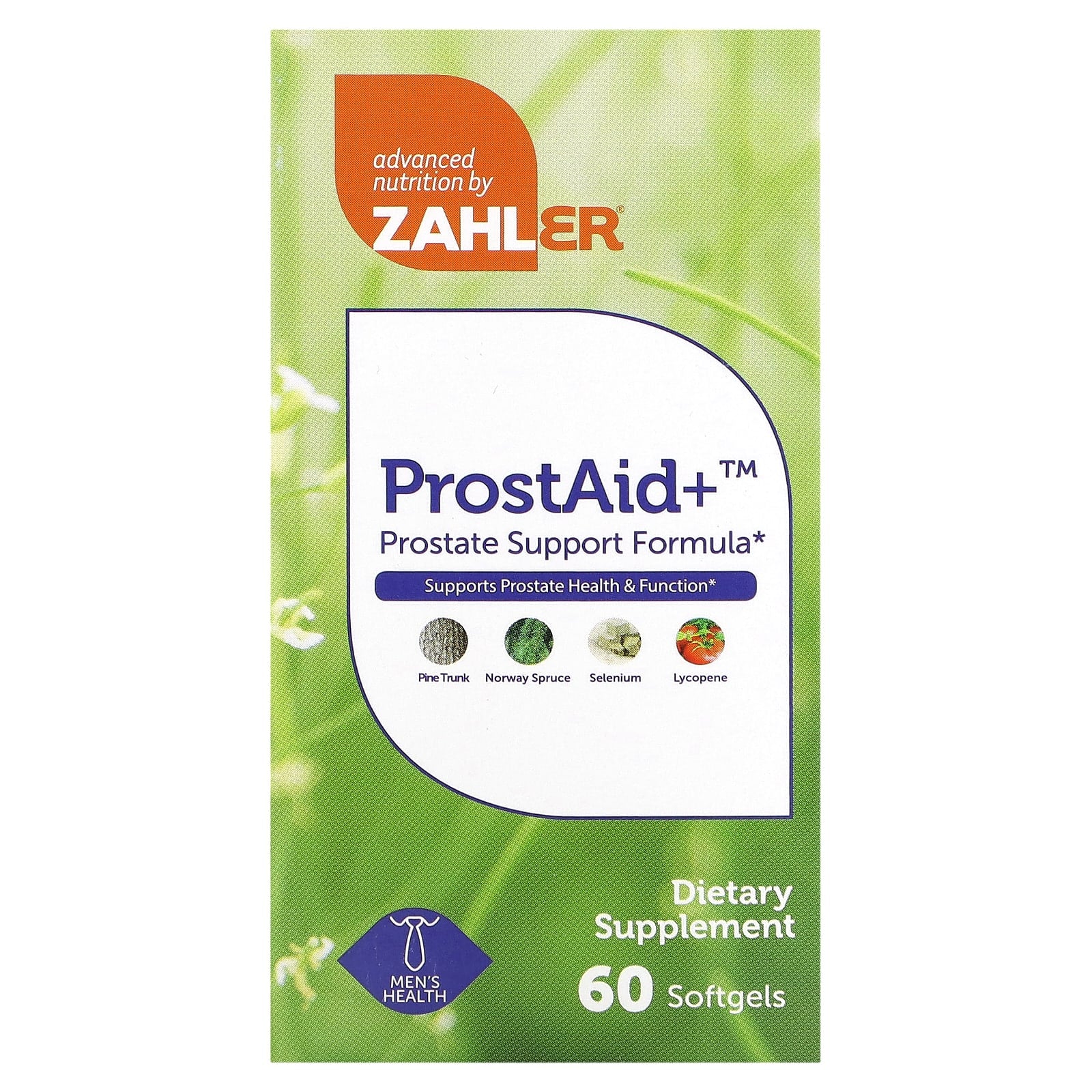 Zahler-ProstAid+-Prostate Support Formula-60 Softgels