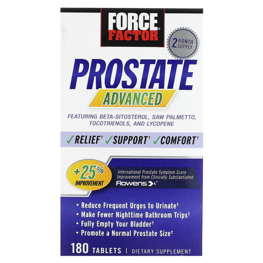 Force Factor-Prostate Advanced-180 Tablets