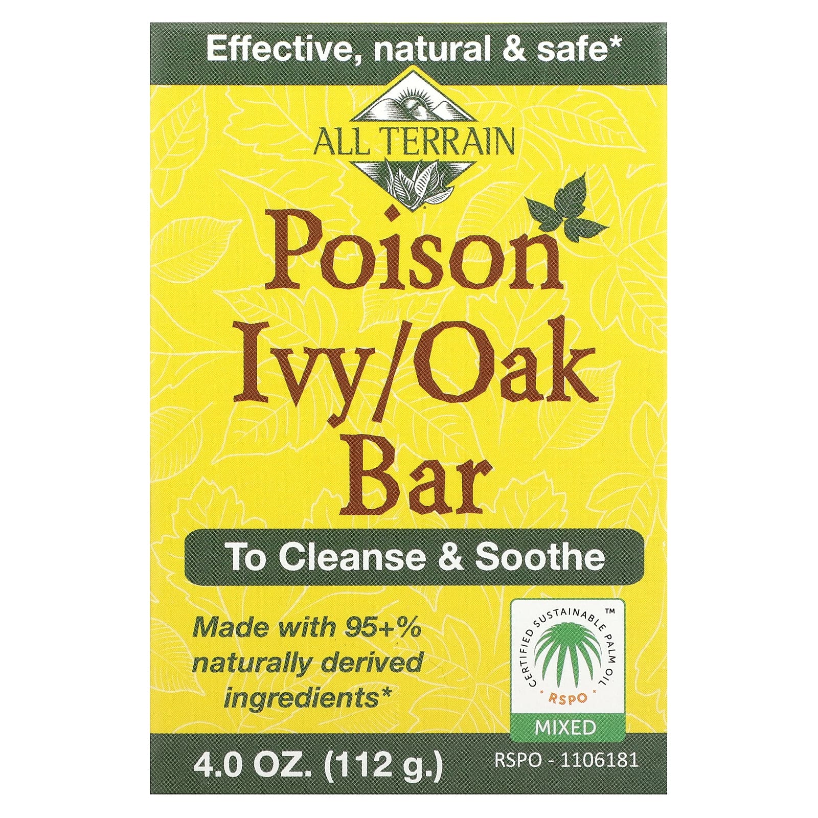 All Terrain-Poison Ivy/Oak Bar-4 oz (112 g)