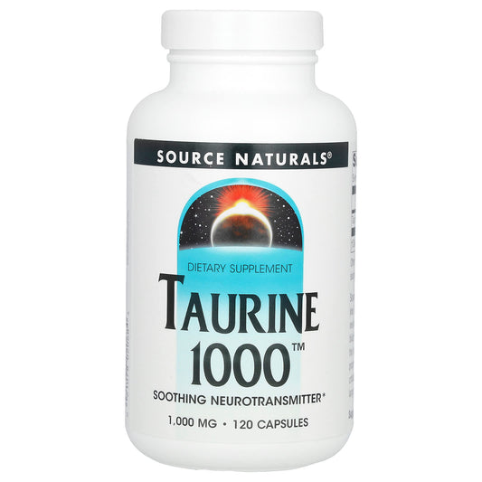 Source Naturals-Taurine 1000-1,000 mg-120 Capsules