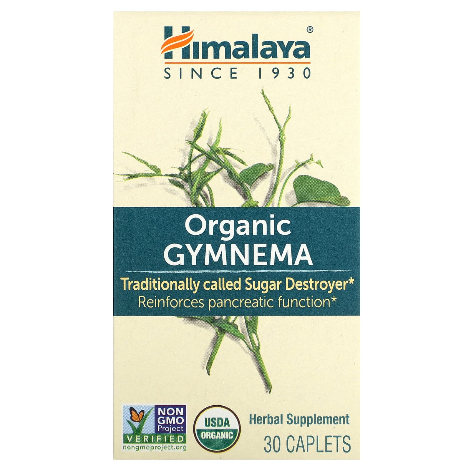 Himalaya-Organic Gymnema-30 Caplets