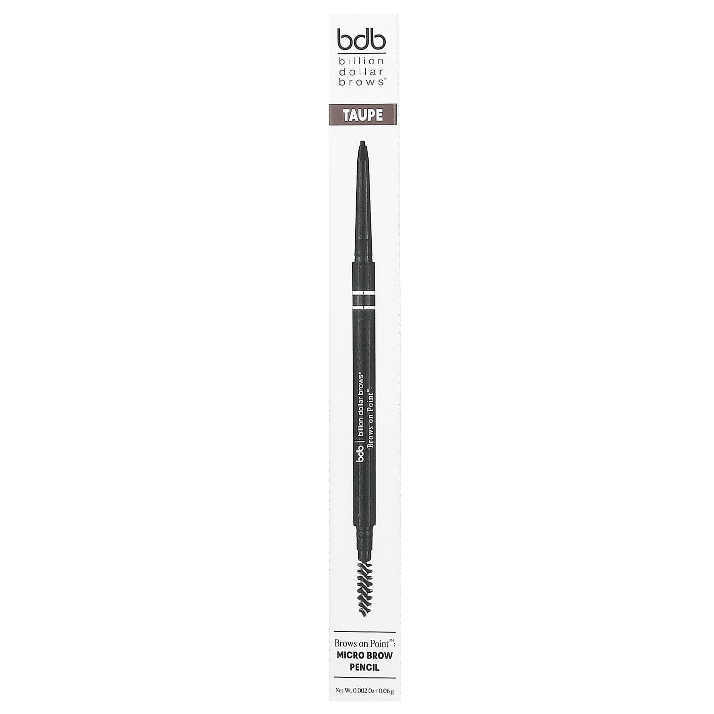 Billion Dollar Beauty, Billion Dollar Brows, Brows on Point: Micro Brow Pencil, Taupe, 0.002 oz (0.06 g)