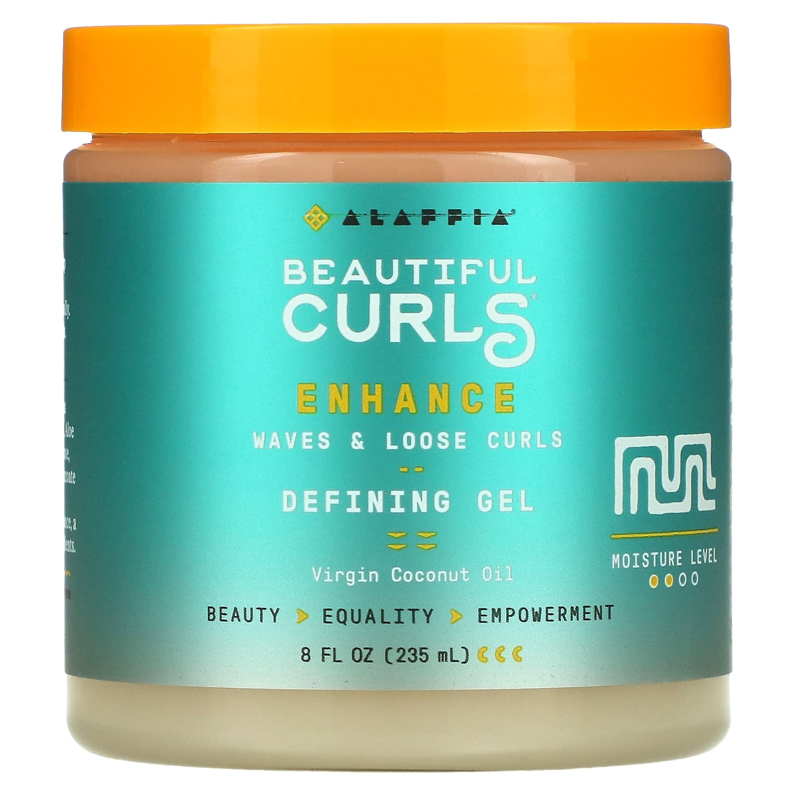 Alaffia-Beautiful Curls-Enhance-Defining Gel-Waves & Loose Curls-8 fl oz (235 ml)