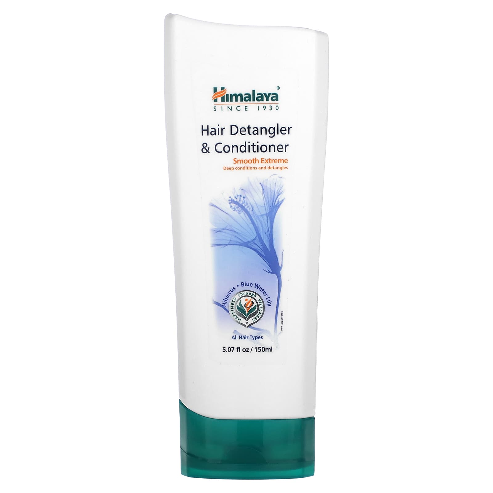 Himalaya-Hair Detangler & Conditioner-All Hair Types-Hibiscus and Blue Water Lily-5.07 fl oz (150 ml)