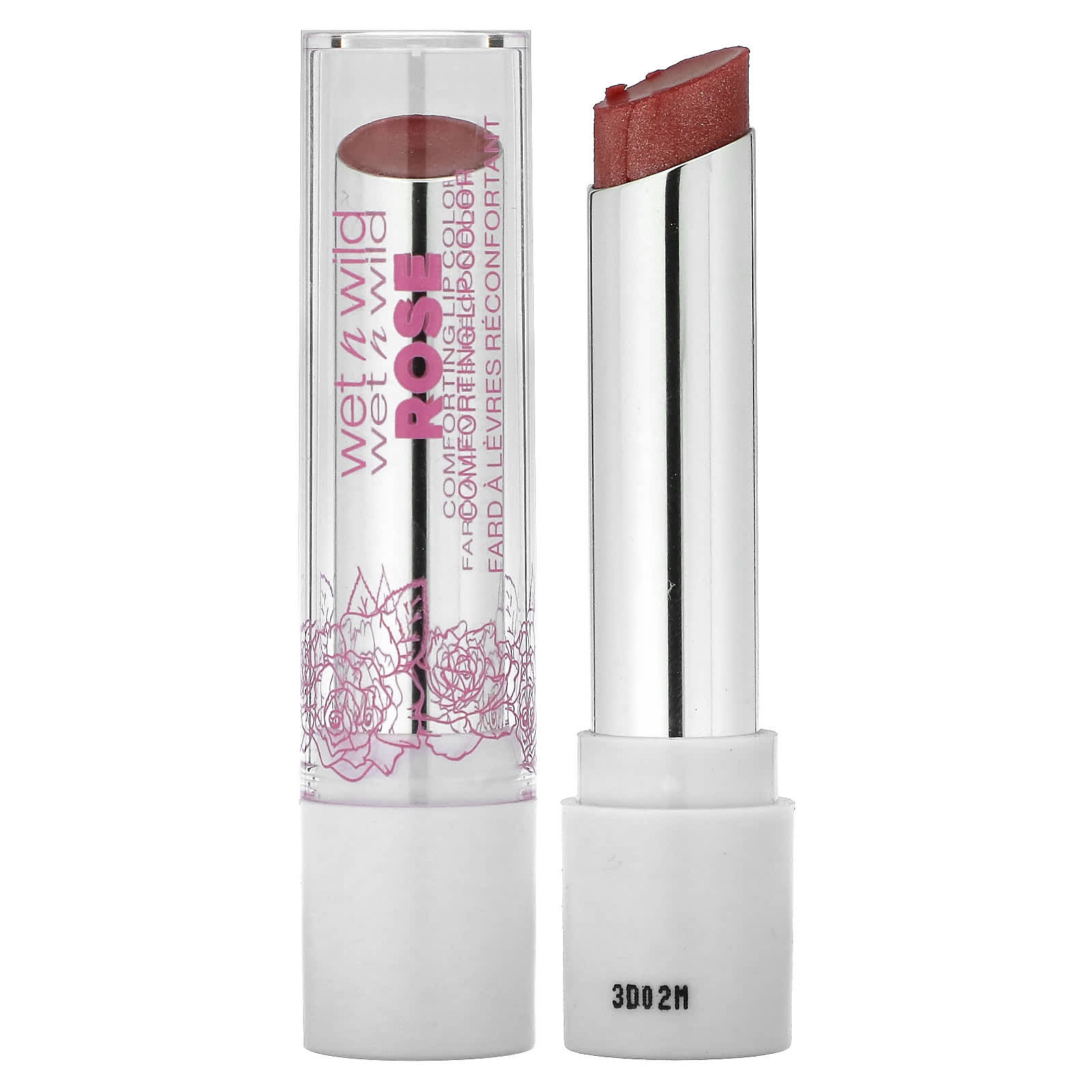 wet n wild-Rose-Comforting Lip Color-Soft ‘N’ Juicy-0.08 oz (2.4 g)