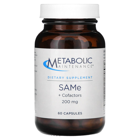 Metabolic Maintenance-SAMe + Cofactors-200 mg-60 Capsules