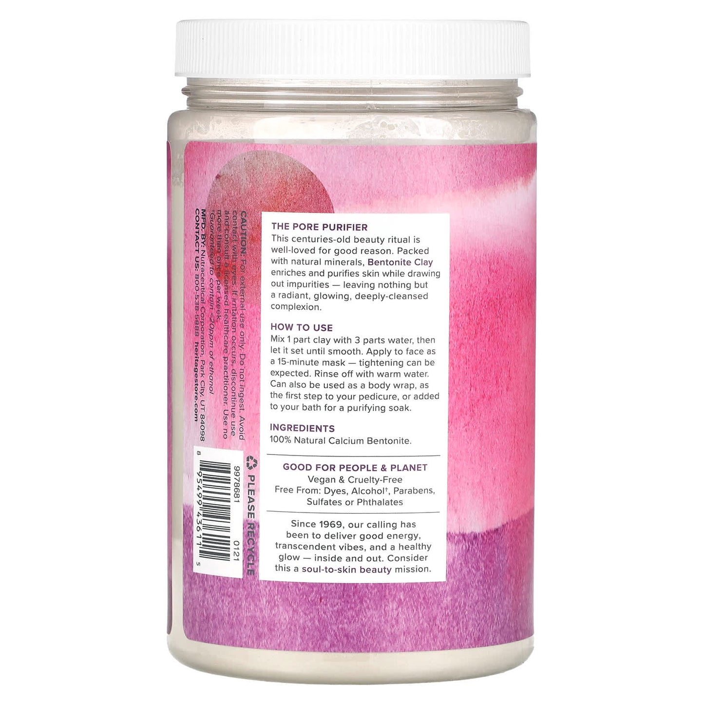 Heritage Store, Ancient Healing Clay, 31 oz (879 g)