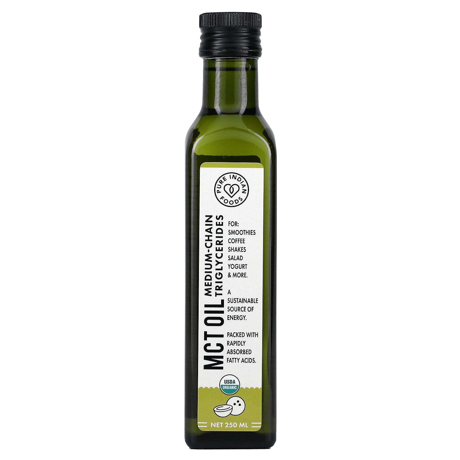 Pure Indian Foods-MCT Oil-250 ml