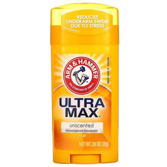 Arm & Hammer-UltraMax-Solid Antiperspirant Deodorant-Unscented-2.6 oz (73 g)