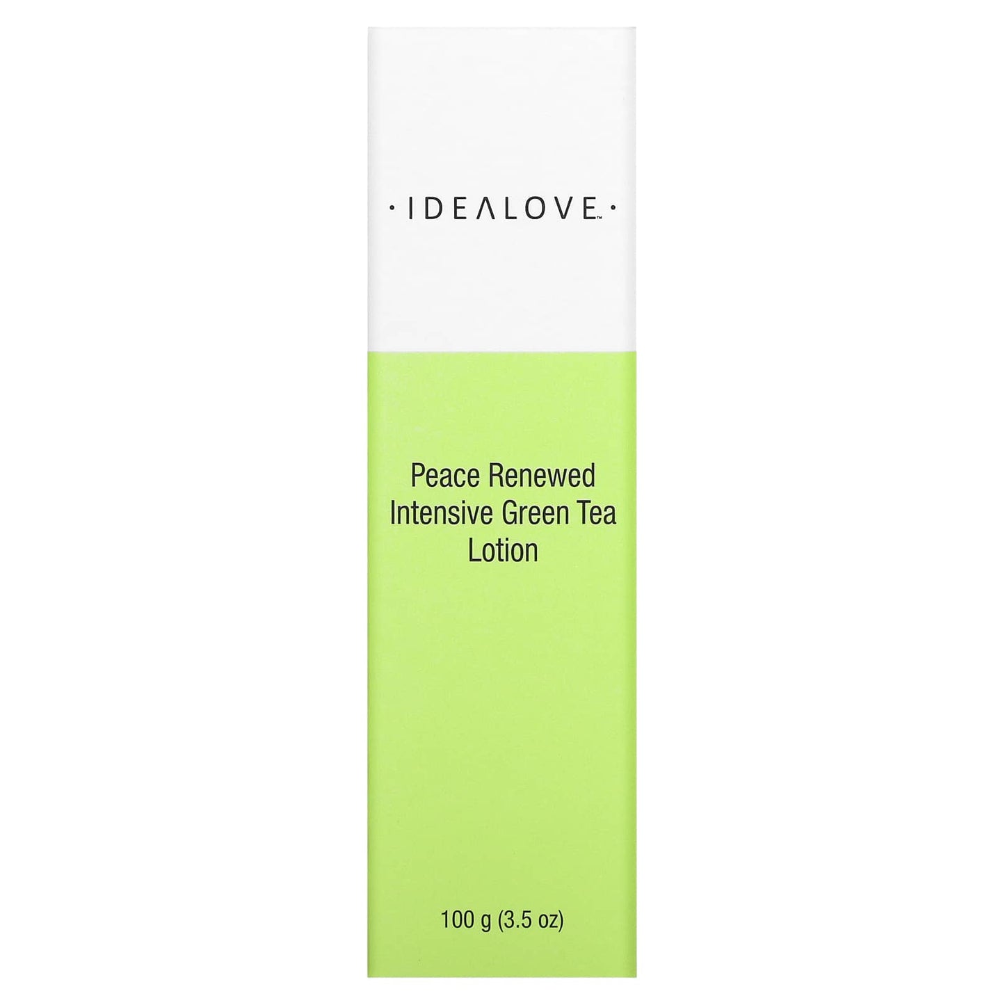 Idealove, Peace Renewed, Intensive Green Tea Lotion, 3.5 oz (100 g)