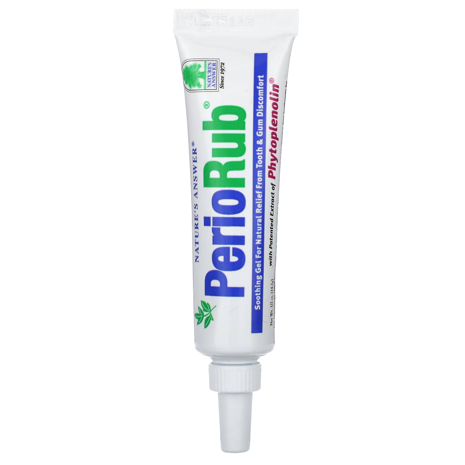 Nature's Answer-PerioBriteRub-Soothing Gel for Teeth & Gums-Coolmint-0.5 oz (14.2 g)